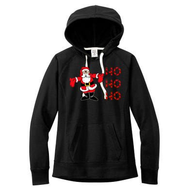 Ho Ho Ho Santa Women's Fleece Hoodie