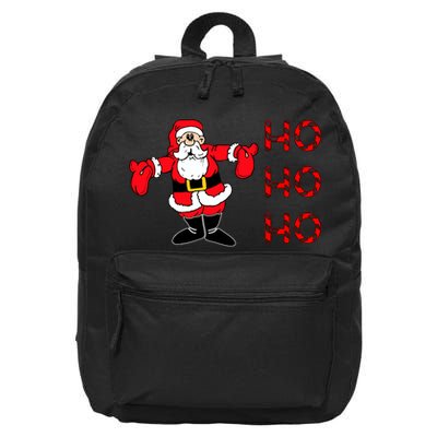 Ho Ho Ho Santa 16 in Basic Backpack