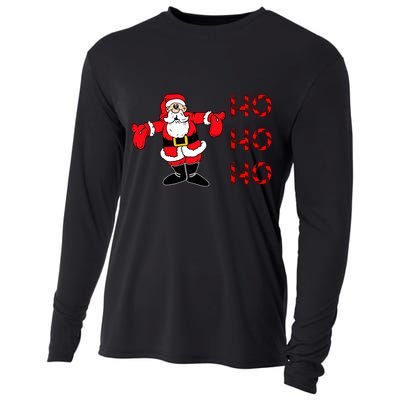 Ho Ho Ho Santa Cooling Performance Long Sleeve Crew