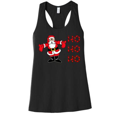 Ho Ho Ho Santa Women's Racerback Tank