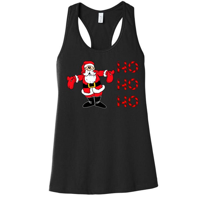 Ho Ho Ho Santa Women's Racerback Tank