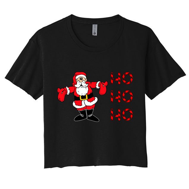Ho Ho Ho Santa Crop Top