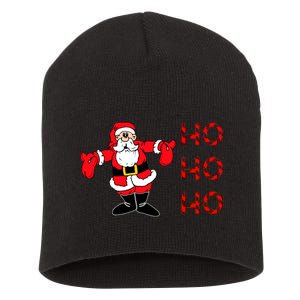 Ho Ho Ho Santa Short Acrylic Beanie