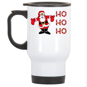 Ho Ho Ho Santa Stainless Steel Travel Mug