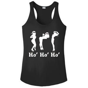 Ho Ho Ho Santa's Helpers Ladies PosiCharge Competitor Racerback Tank