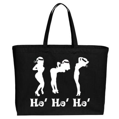 Ho Ho Ho Santa's Helpers Cotton Canvas Jumbo Tote