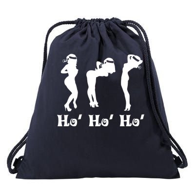 Ho Ho Ho Santa's Helpers Drawstring Bag