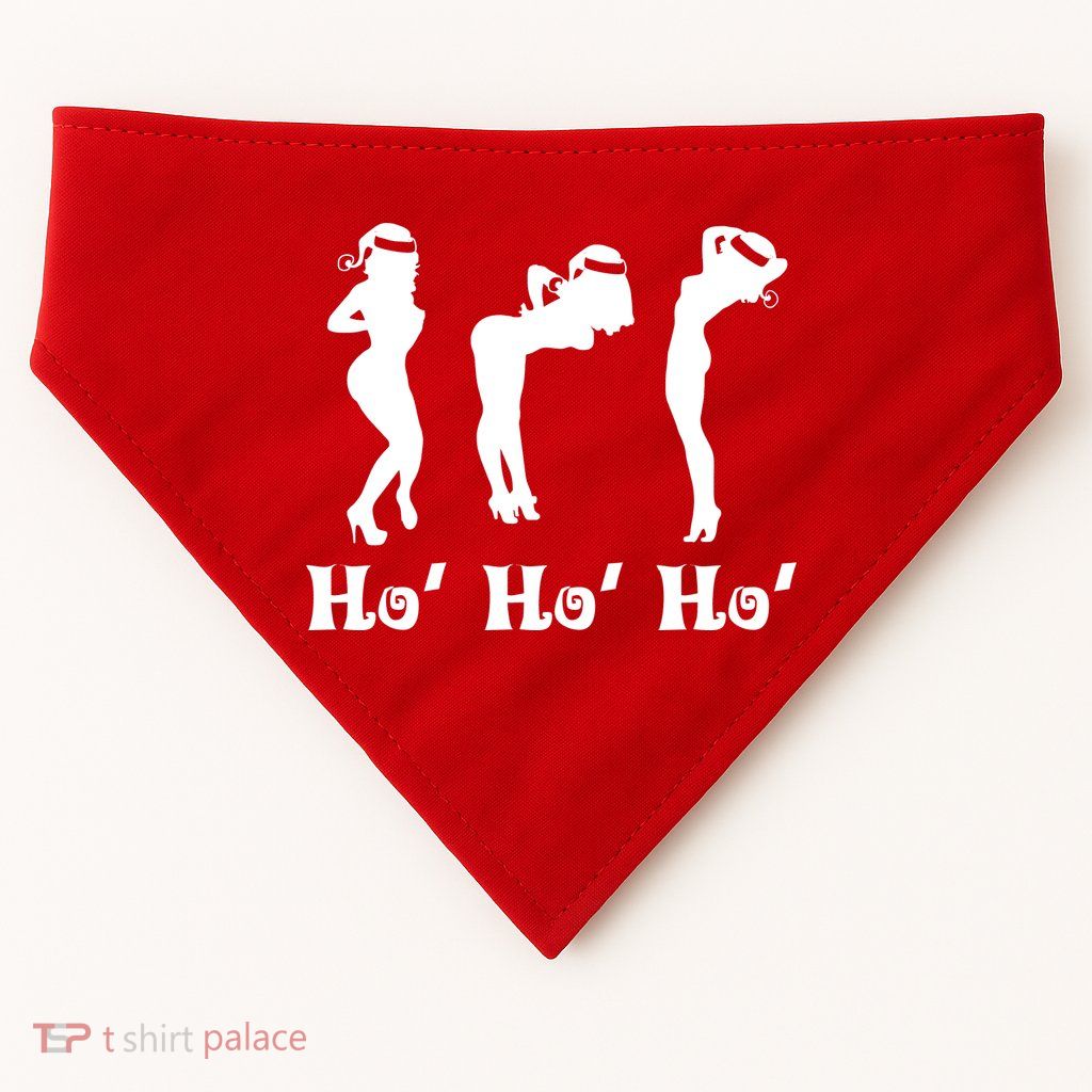 Ho Ho Ho Santa's Helpers USA-Made Doggie Bandana