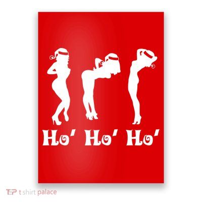 Ho Ho Ho Santa's Helpers Poster