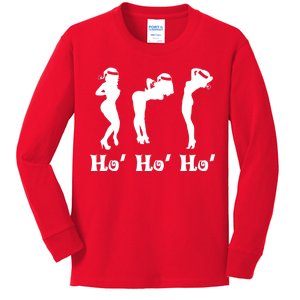 Ho Ho Ho Santa's Helpers Kids Long Sleeve Shirt