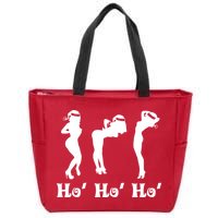 Ho Ho Ho Santa's Helpers Zip Tote Bag