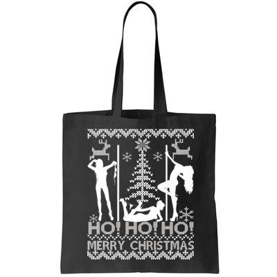 Ho Ho Ho Strippers X-Mas Ugly Christmas Sweater Bag
