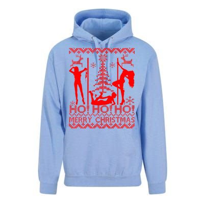 Ho Ho Ho Strippers X-Mas Ugly Christmas Sweater Unisex Surf Hoodie