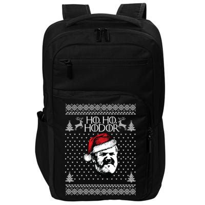 Ho Ho Hodor Ugly Christmas Impact Tech Backpack