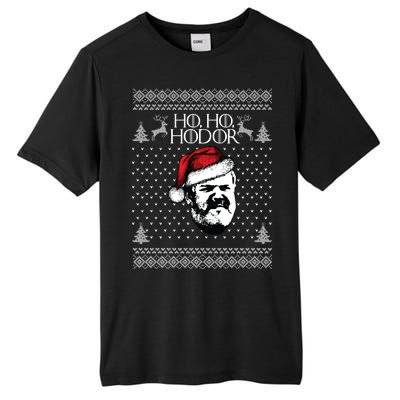 Ho Ho Hodor Ugly Christmas Tall Fusion ChromaSoft Performance T-Shirt