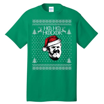 Ho Ho Hodor Ugly Christmas Tall T-Shirt