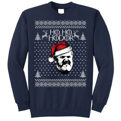 Ho Ho Hodor Ugly Christmas Tall Sweatshirt