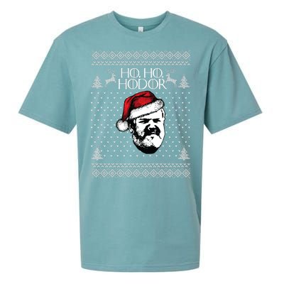 Ho Ho Hodor Ugly Christmas Sueded Cloud Jersey T-Shirt