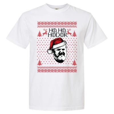 Ho Ho Hodor Ugly Christmas Garment-Dyed Heavyweight T-Shirt