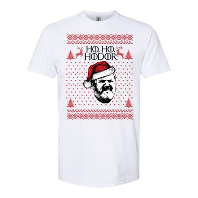 Ho Ho Hodor Ugly Christmas Softstyle® CVC T-Shirt