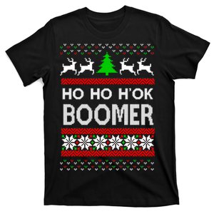 Ho Ho H'ok Boomer Ugly Christmas T-Shirt