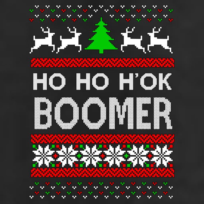 Ho Ho H'ok Boomer Ugly Christmas 11oz C Handle Ceramic Mug
