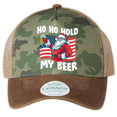 Ho Ho Hold My Beer Christmas In July Legacy Tie Dye Trucker Hat