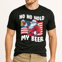 Ho Ho Hold My Beer Christmas In July Cooling Performance Crew T-Shirt