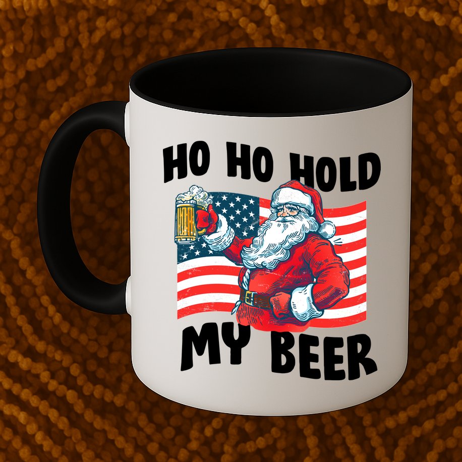 Ho Ho Hold My Beer Christmas In July Mug