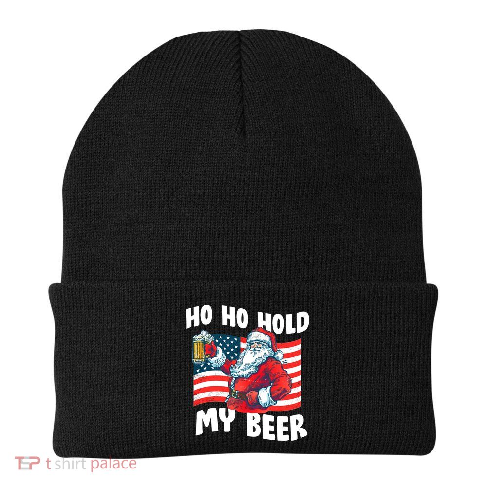 Ho Ho Hold My Beer Christmas In July Beanie