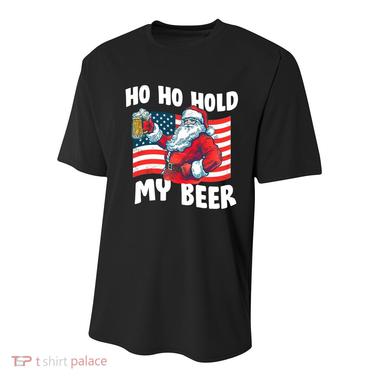 Ho Ho Hold My Beer Christmas In July Youth Performance Sprint T-Shirt