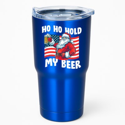 Ho Ho Hold My Beer Christmas In July Tumbler