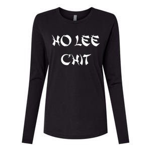 Ho Lee Chit Womens Cotton Relaxed Long Sleeve T-Shirt