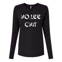 Ho Lee Chit Womens Cotton Relaxed Long Sleeve T-Shirt