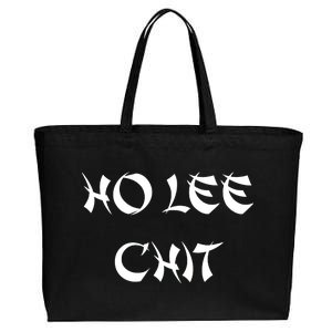 Ho Lee Chit Cotton Canvas Jumbo Tote