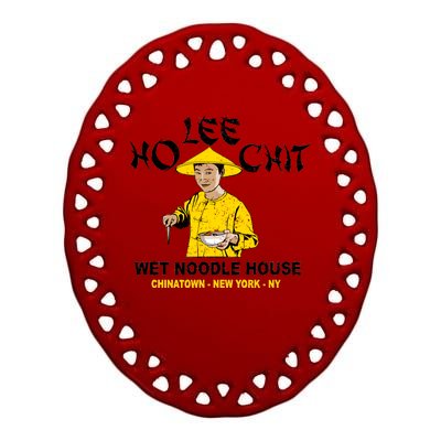 Ho Lee Chit Wet Noodle House Ceramic Oval Ornament