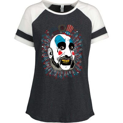 House Of 1000 Corpses Spaulding Horrror Enza Ladies Jersey Colorblock Tee