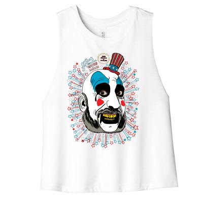 House Of 1000 Corpses Spaulding Horrror Women's Racerback Cropped Tank