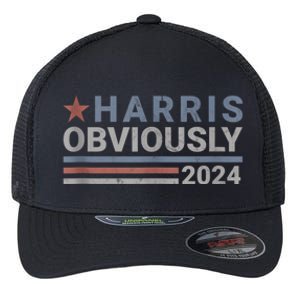 Harris Obviously 2024 Flexfit Unipanel Trucker Cap