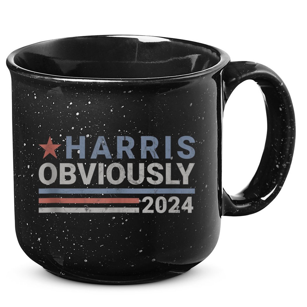 Harris Obviously 2024 15oz Campfire Ceramic Mug