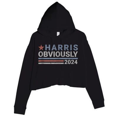 Harris Obviously 2024 Crop Fleece Hoodie