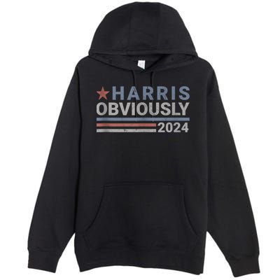 Harris Obviously 2024 Premium Pullover Hoodie