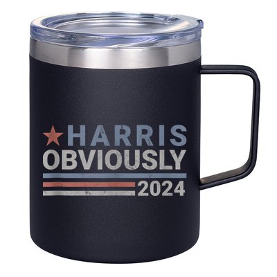 Harris Obviously 2024 12oz Stainless Steel Coffee Mug