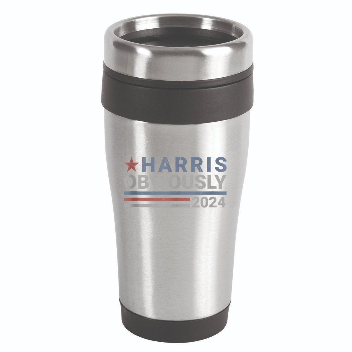 Harris Obviously 2024 16oz Travel Tumbler