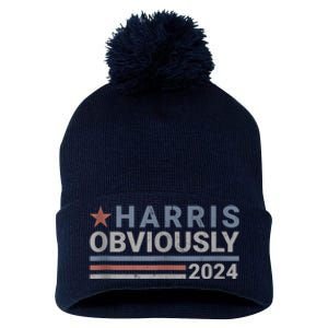 Harris Obviously 2024 Pom Pom 12in Knit Beanie