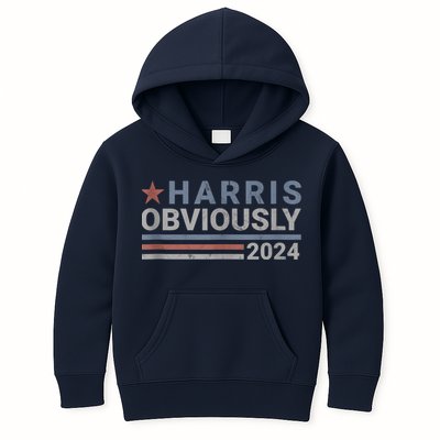 Harris Obviously 2024 Kids Hoodie
