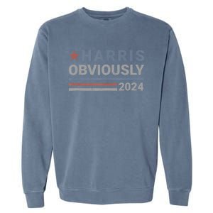 Harris Obviously 2024 Garment-Dyed Sweatshirt