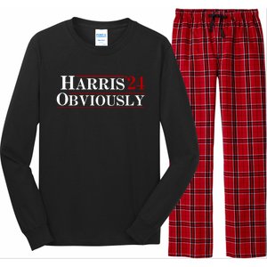 Harris Obviously 2024 Long Sleeve Pajama Set