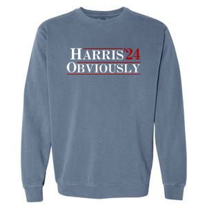 Harris Obviously 2024 Garment-Dyed Sweatshirt