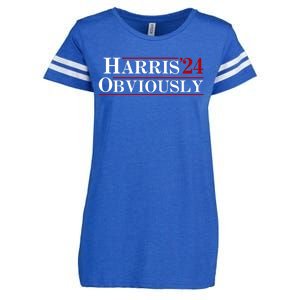 Harris Obviously 2024 Enza Ladies Jersey Football T-Shirt